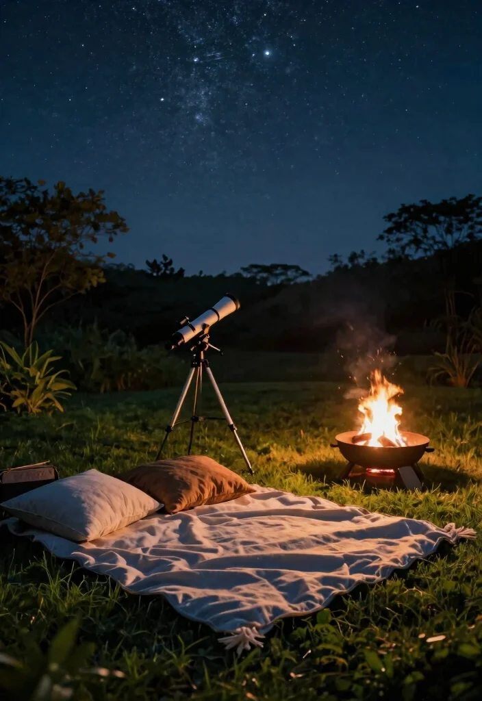 13 Romantic Fire Pit Date Night Ideas Cozy Setup 4. Stargazing Adventure 0