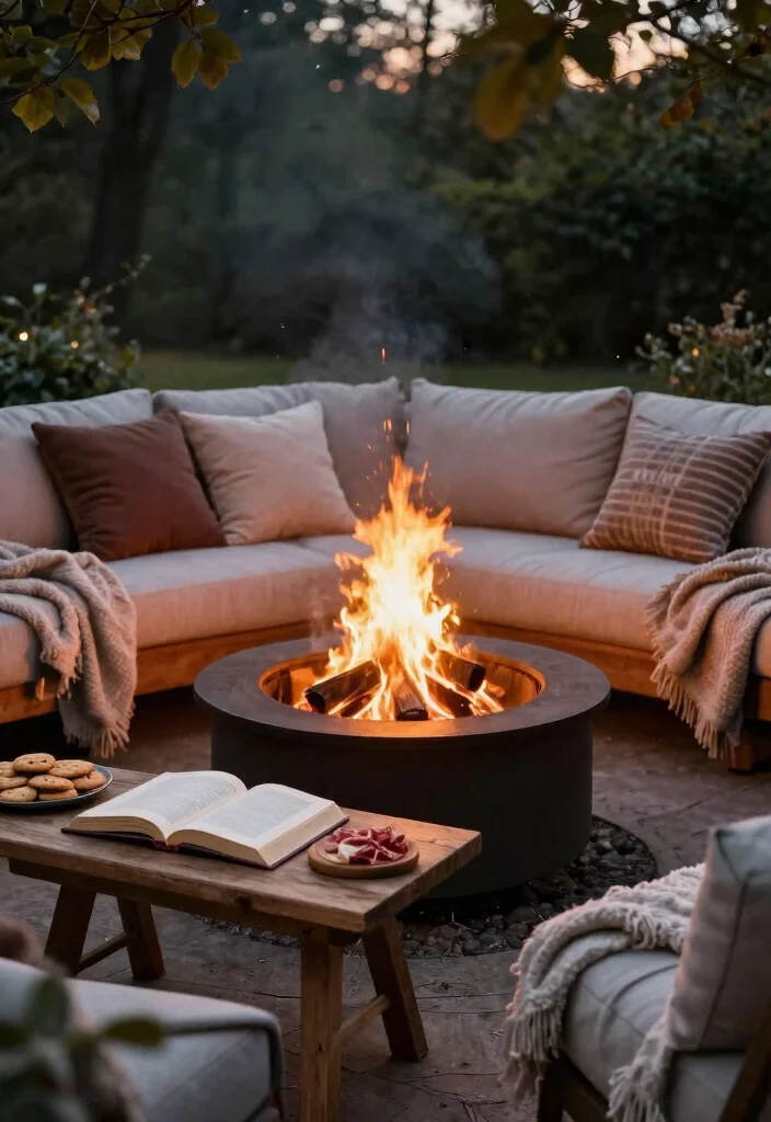 13 Romantic Fire Pit Date Night Ideas Cozy Setup 5. Cozy Book Club for Two 0