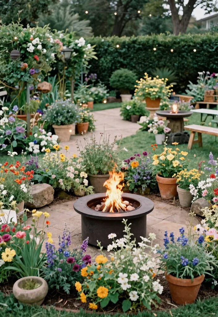 13 Romantic Fire Pit Wedding Inspirations for Outdoor Receptions 13. Reconnect with Nature Elements of a Garden Wedding 0