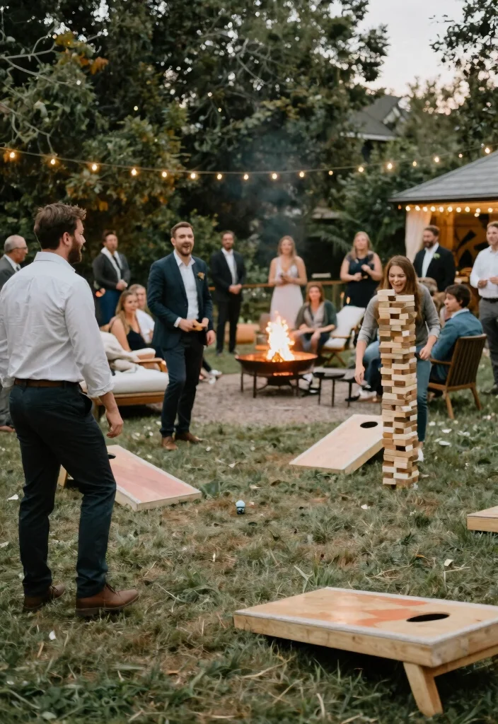 13 Romantic Fire Pit Wedding Inspirations for Outdoor Receptions 9. Fire Pit Games for Fun and Connection 0