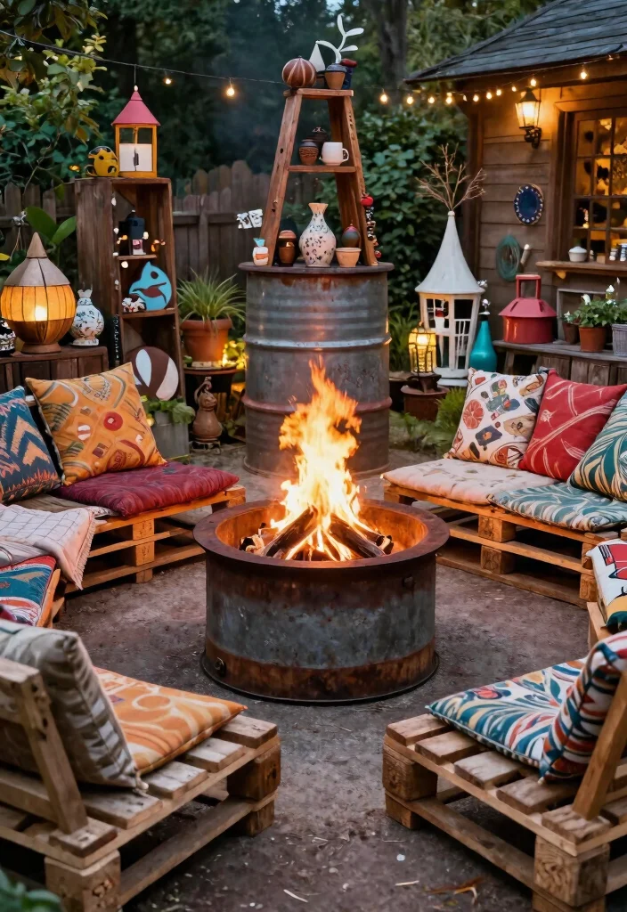 13 Stunning Fire Pit Concepts Backyard Australia Style 12 13 Stunning Fire Pit Concepts Backyard Australia Style 12. Upcycled Fire Pit from Repurposed Materials 0