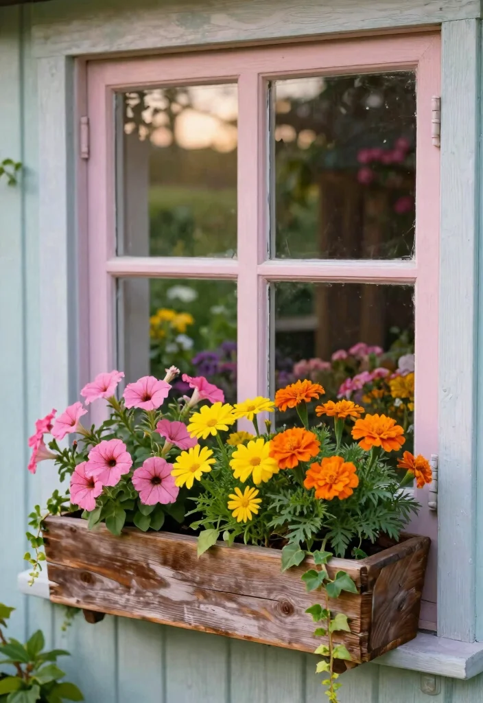 13 Stunning Window Box Ideas for Picture Windows 1 13 Stunning Window Box Ideas for Picture Windows 1. Classic Cottage Charm 0