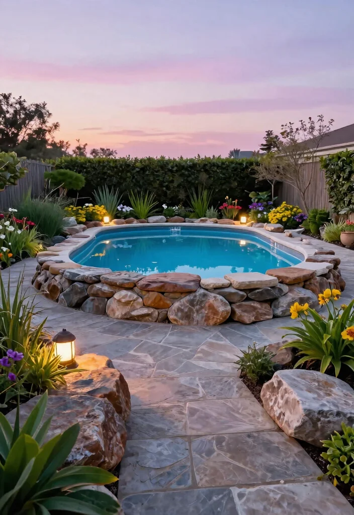 15 Beautiful Above Ground Pool That Looks Inground Hacks 1 15 Beautiful Above Ground Pool That Looks Inground Hacks 1. Create a Natural Stone Surround 0