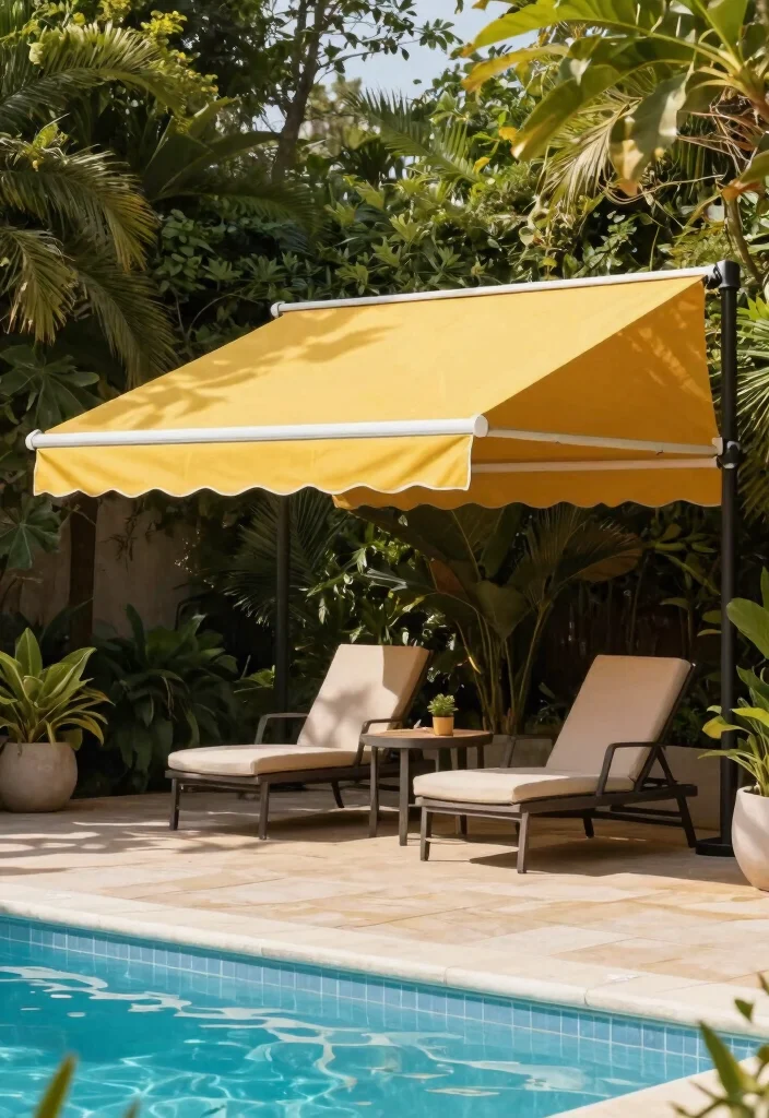 15 Beautiful Above Ground Pool That Looks Inground Hacks 13 15 Beautiful Above Ground Pool That Looks Inground Hacks 13. Install a Retractable Awning 0