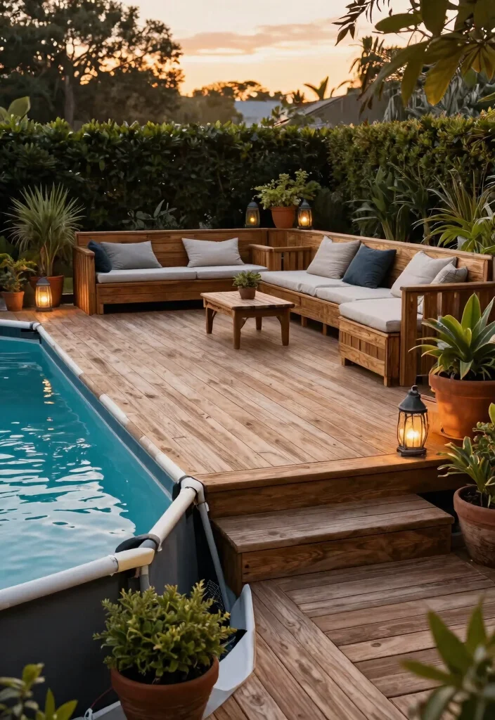 15 Beautiful Above Ground Pool That Looks Inground Hacks 2 15 Beautiful Above Ground Pool That Looks Inground Hacks 2. Stylish Deck Elevation 0