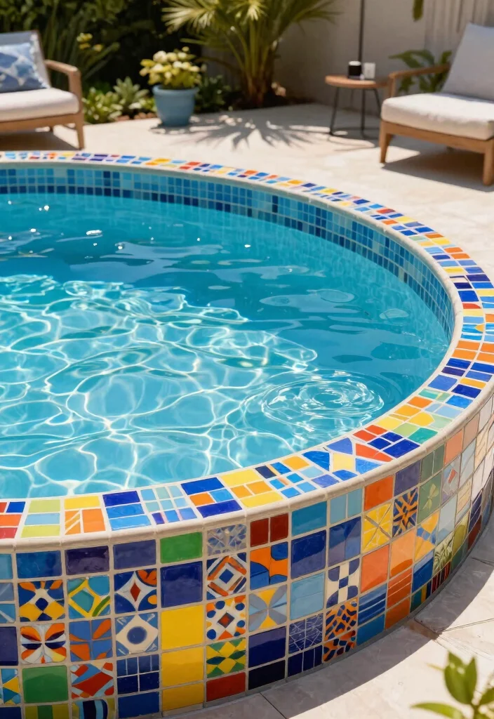 15 Beautiful Above Ground Pool That Looks Inground Hacks 8 15 Beautiful Above Ground Pool That Looks Inground Hacks 8. Integrate Colorful Tile Work 0