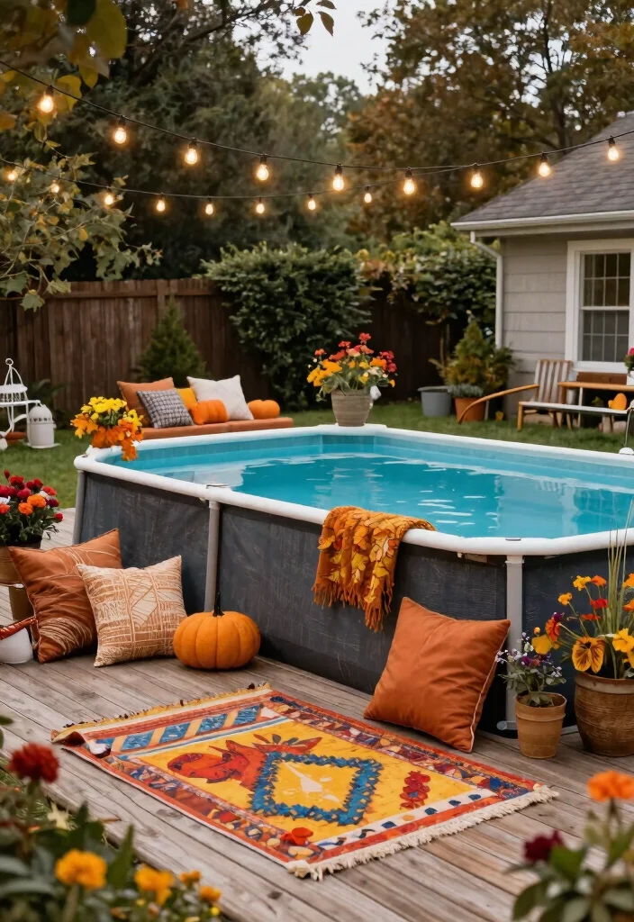 15 Beautiful Semi Above Ground Pool Ideas with Wood Decks 11 15 Beautiful Semi Above Ground Pool Ideas with Wood Decks 11. Seasonal Decor for Year Round Appeal 0