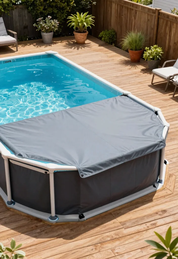 15 Beautiful Semi Above Ground Pool Ideas with Wood Decks 14 15 Beautiful Semi Above Ground Pool Ideas with Wood Decks 14. Flexible Pool Cover Solutions 0