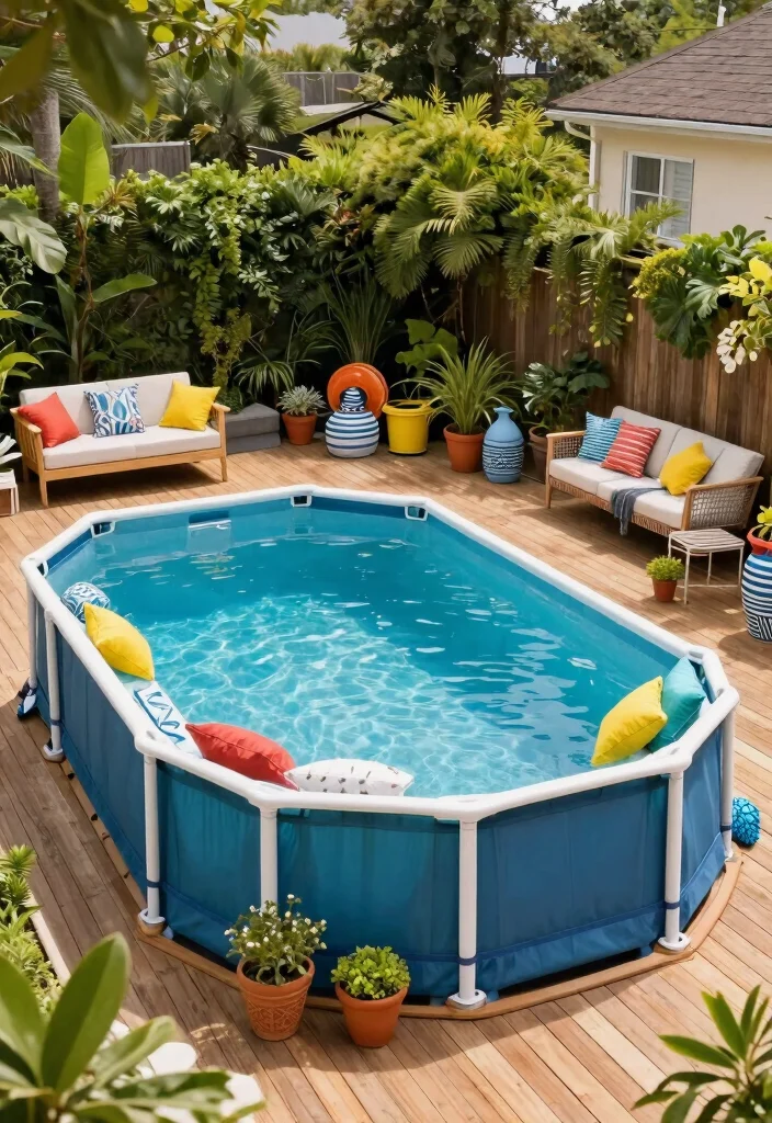 15 Beautiful Semi Above Ground Pool Ideas with Wood Decks 16 15 Beautiful Semi Above Ground Pool Ideas with Wood Decks Conclusion 0