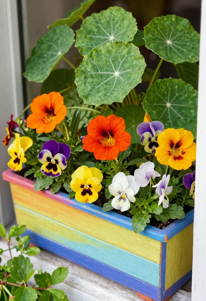 15 Beautiful Unique Window Box Designs You Must Try 14. Edible Flower Boxes 0