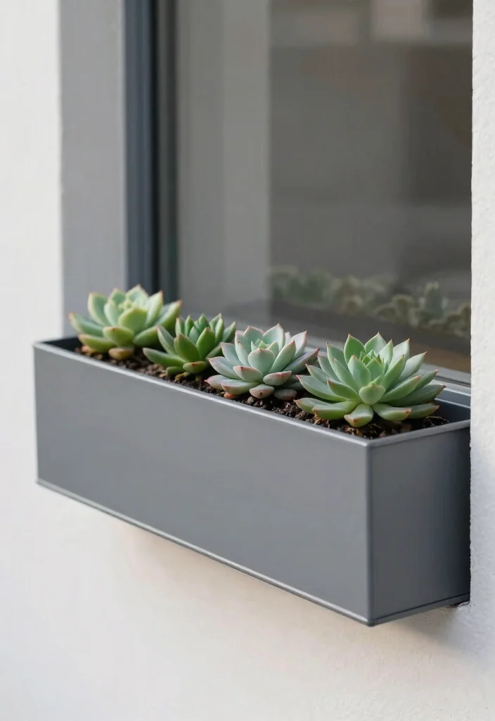 15 Beautiful Unique Window Box Designs You Must Try 6. Modern Minimalism 0