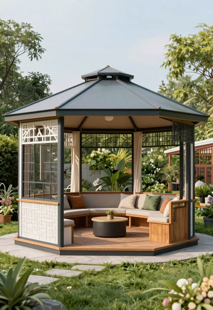15 Best Sims 4 Gazebo Ideas for Virtual Garden Builds 15 15 Best Sims 4 Gazebo Ideas for Virtual Garden Builds 15. Customizable Modular Gazebo 0
