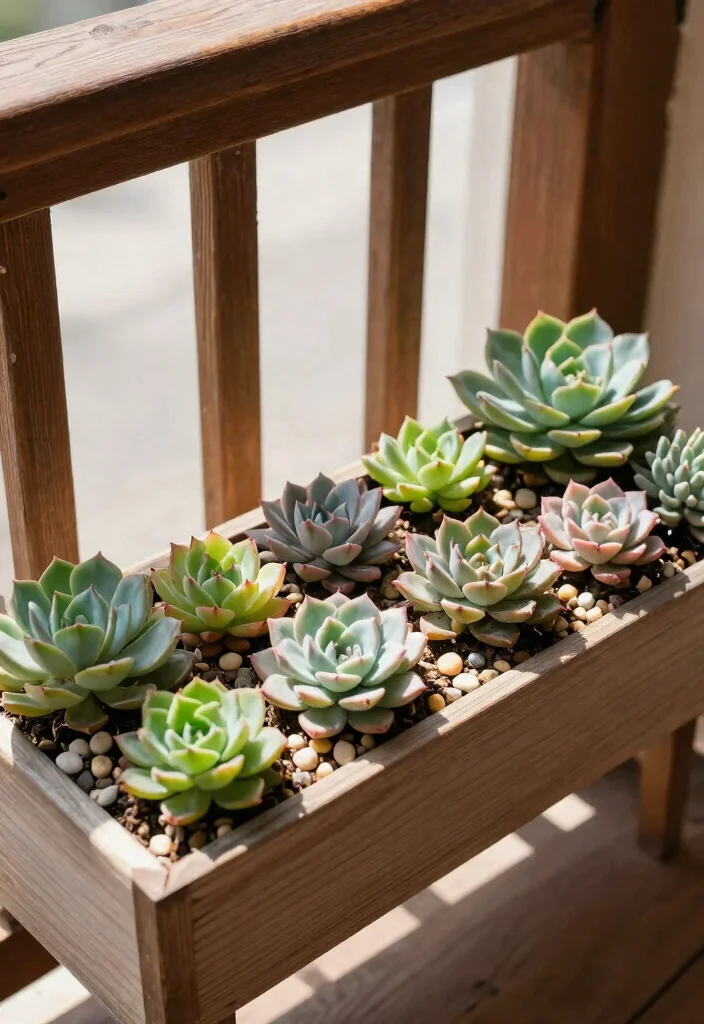 15 Best Spring Window Box Planting Ideas Early Blooms 12. Unique Succulent Showcase 0
