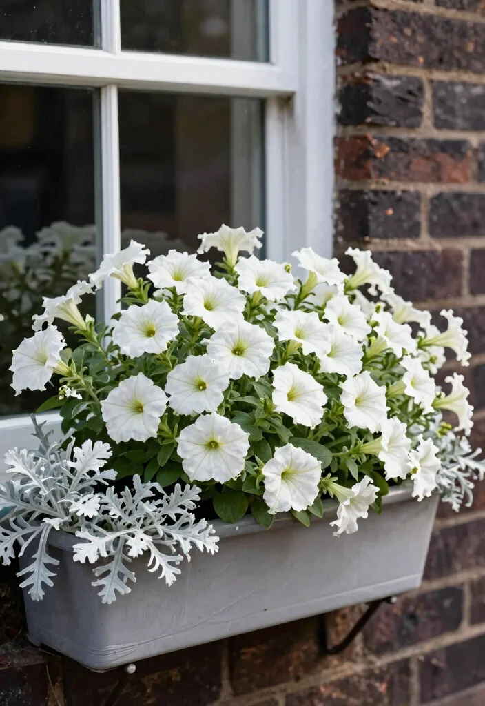 15 Best Spring Window Box Planting Ideas Early Blooms 15. Serene White Garden 0