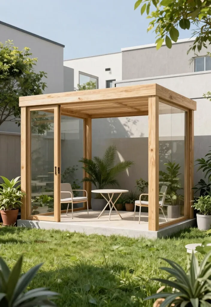 15 Breathtaking Luxury Gazebo Ideas for Resort Style Yards 1 15 Breathtaking Luxury Gazebo Ideas for Resort Style Yards 1. Contemporary Minimalist Gazebo 0