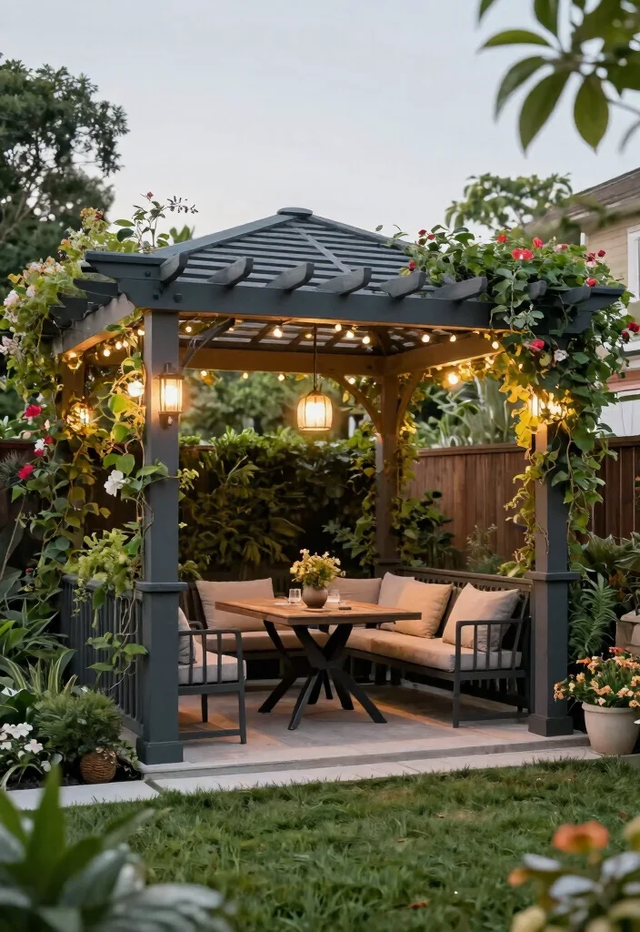 15 Breathtaking Luxury Gazebo Ideas for Resort Style Yards 13 15 Breathtaking Luxury Gazebo Ideas for Resort Style Yards 13. Stylish Pergola Gazebo Hybrid 0