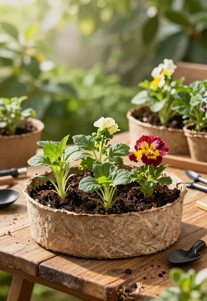 15 Chic Round Planter Ideas for Eco-Friendly Outdoor Entryways 12 15 Chic Round Planter Ideas for Eco Friendly Outdoor Entryways 12. Eco Conscious Biodegradable Planters 0