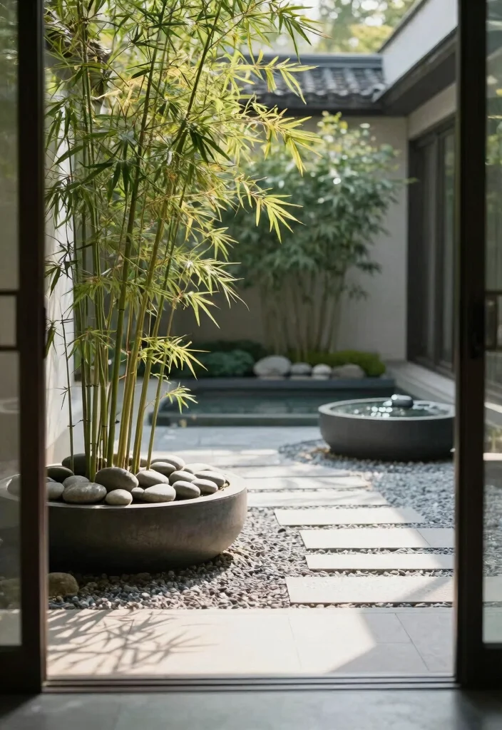 15 Chic Round Planter Ideas for Eco-Friendly Outdoor Entryways 15 15 Chic Round Planter Ideas for Eco Friendly Outdoor Entryways 15. Zen Round Planters 0