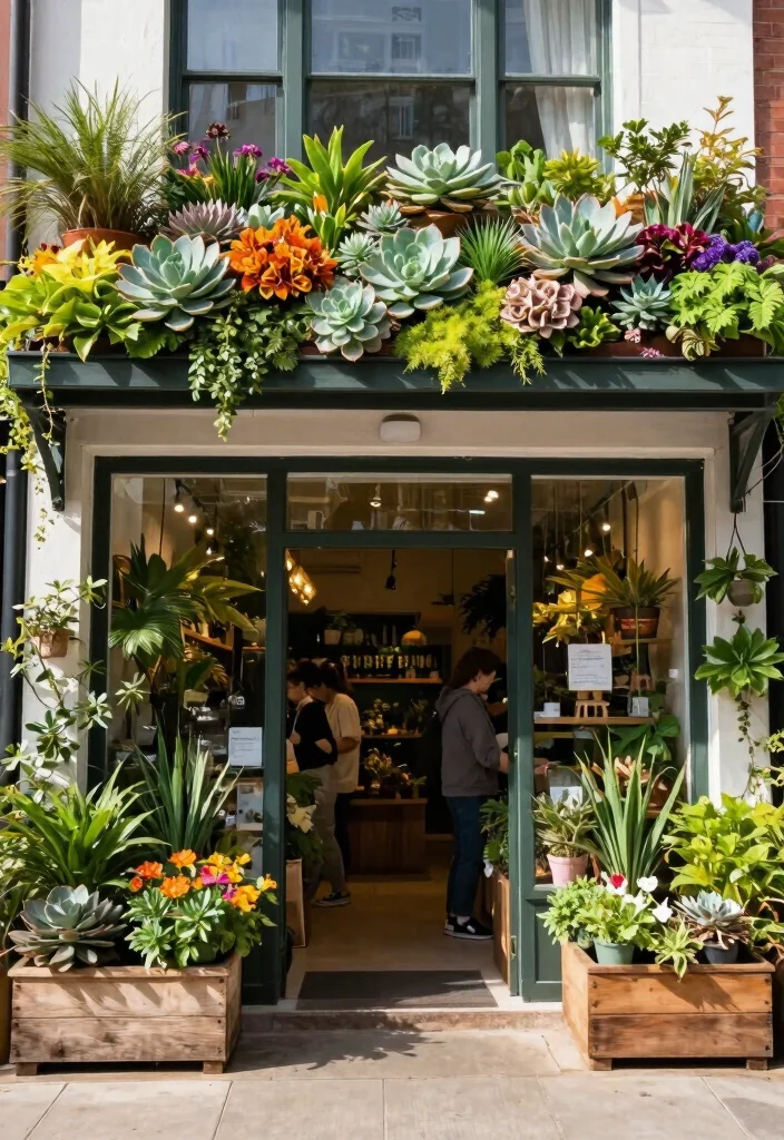 15 Chic Storefront Awning Ideas to Attract More Customers 3. Green Living Roof Awnings 0