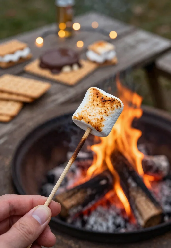 15 Delicious Fire Pit Food Ideas on a Stick Campfire Fun 1. Classic Smores on a Stick 0