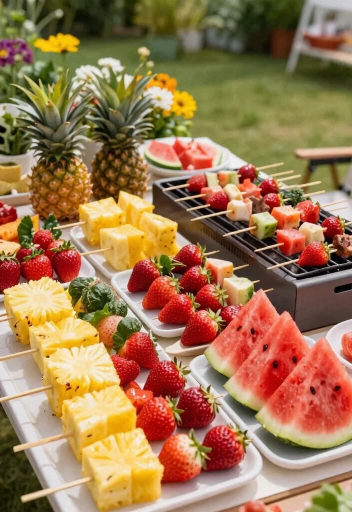 15 Delicious Fire Pit Food Ideas on a Stick Campfire Fun 3. Fruit Skewers Sweet and Refreshing 0