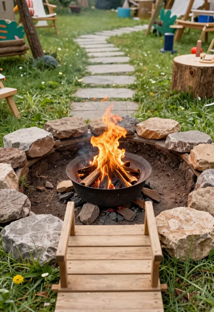 15 Epic Minecraft Fire Pit Ideas for Your Backyard Build 10. The Adventure Bridge Fire Pit 0