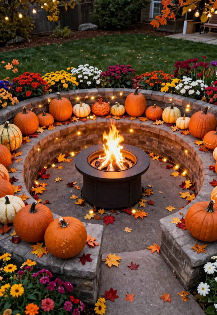 15 Epic Minecraft Fire Pit Ideas for Your Backyard Build 13. The Seasonal Fire Pit 0