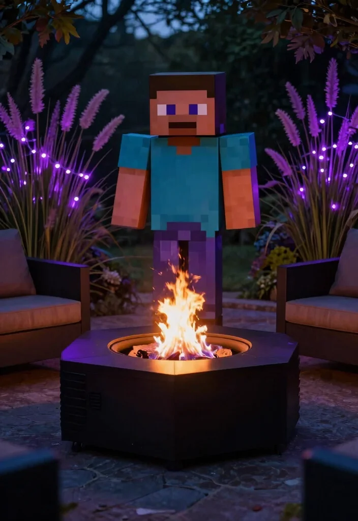 15 Epic Minecraft Fire Pit Ideas for Your Backyard Build 3. The Enderman Pit 0