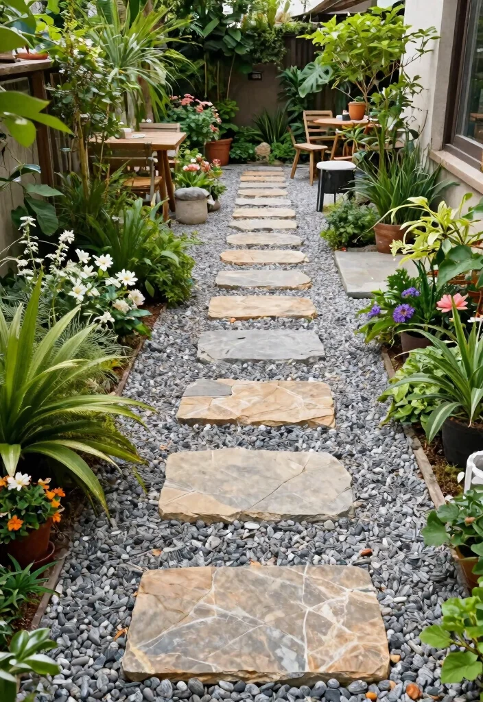 15 Expert Backyard Patio Decor Tips for a Total Makeover 12. Create Pathways with Stones 0