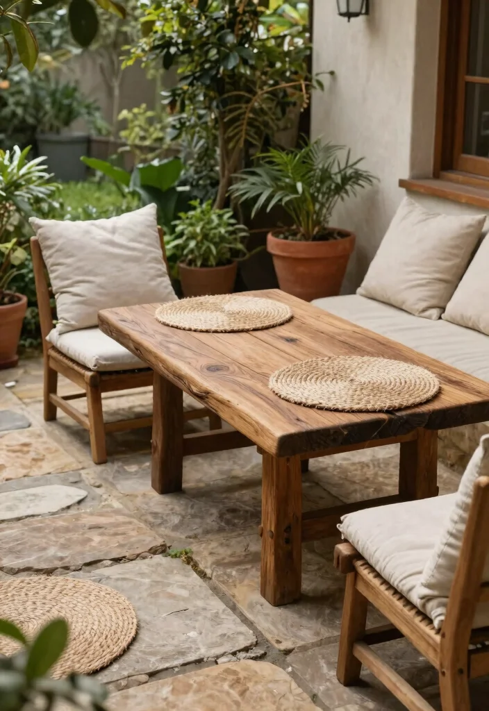 15 Expert Backyard Patio Decor Tips for a Total Makeover 4. Embrace Natural Textures 0