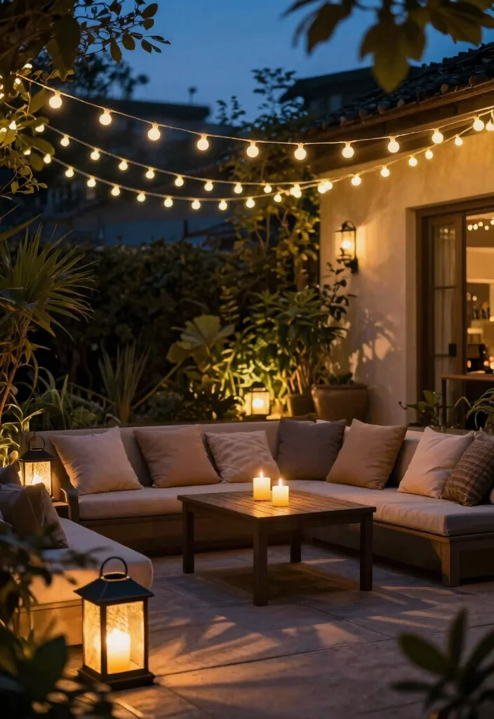 15 Expert Backyard Patio Decor Tips for a Total Makeover 8. Use Sustainable Lighting 0