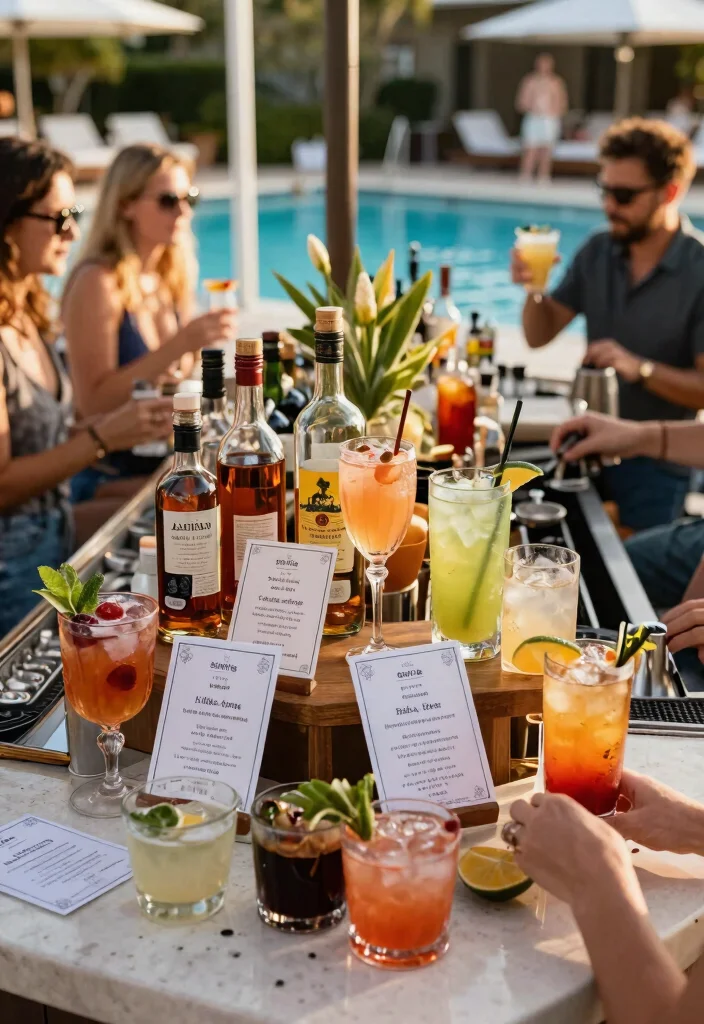 15 Fun Above Ground Pool Bar Ideas Backyards Need 12. Eclectic Mixology Bar 0