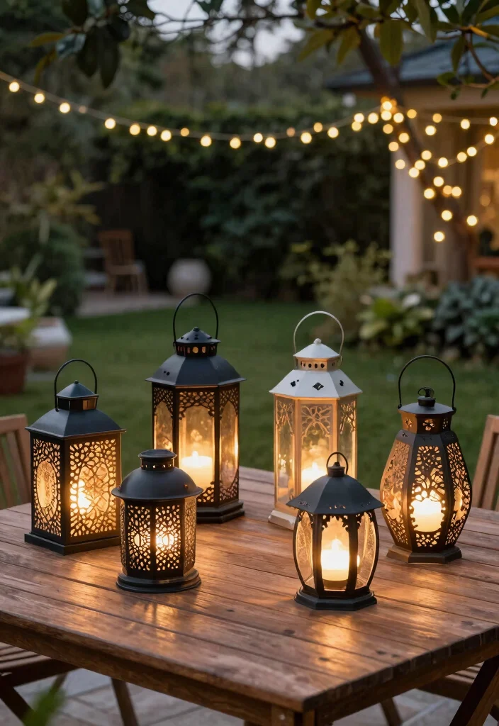 15 Magical Patio Lamp Decor Inspiration for Evening Glow 1. Solar Powered Lanterns 0