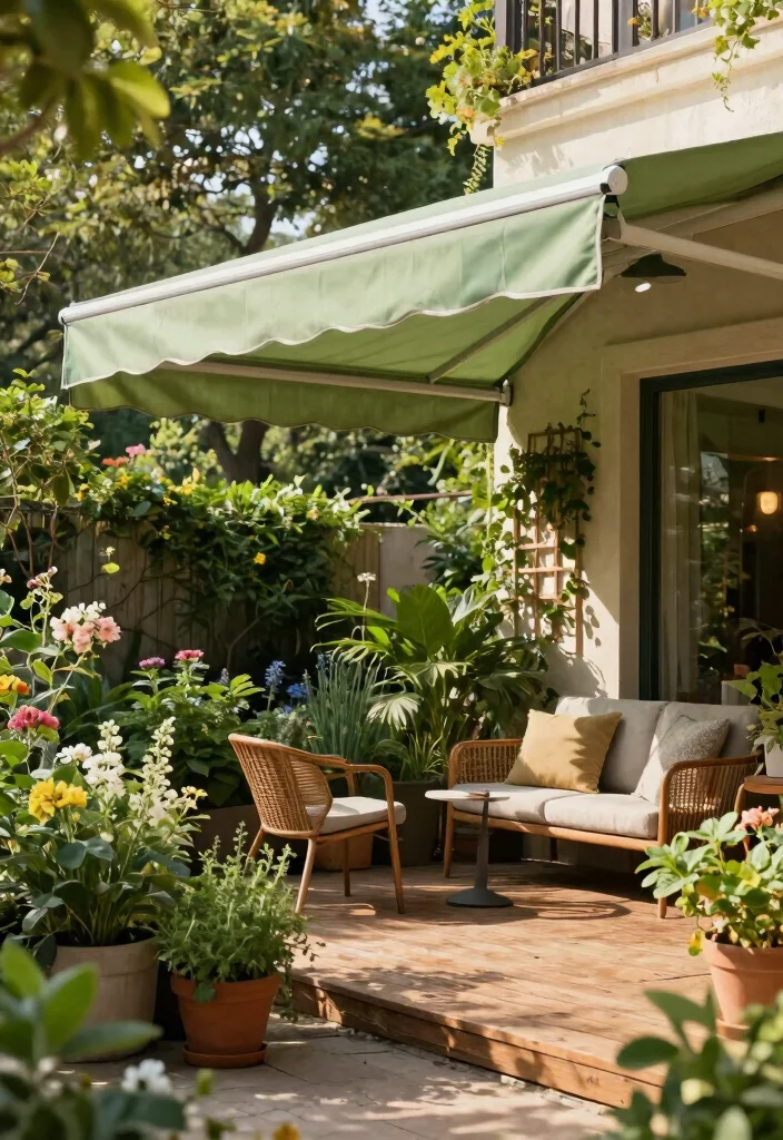 15 Popular Awning Styles Every Homeowner Should Know 1. Retractable Awnings for Versatile Gardening 0