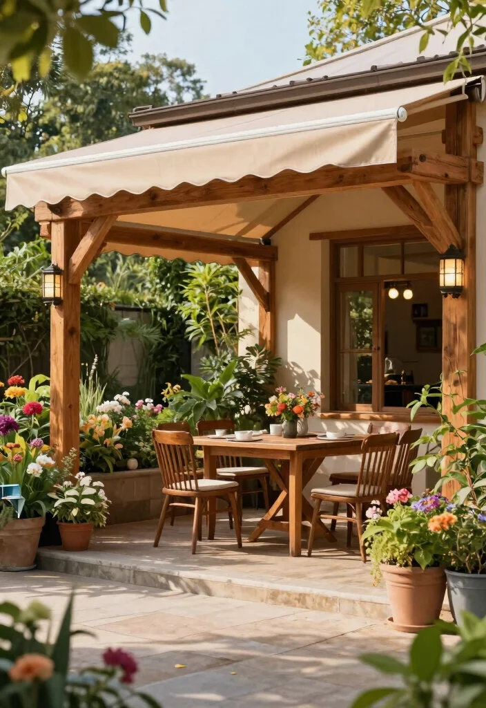 15 Popular Awning Styles Every Homeowner Should Know 4. Fixed Awnings for Permanent Solutions 0