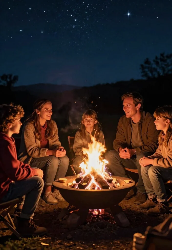 17 Fun Smores Fire Pit Inspirations for Family Backyard Nights 10. Campfire Stories Smores 0