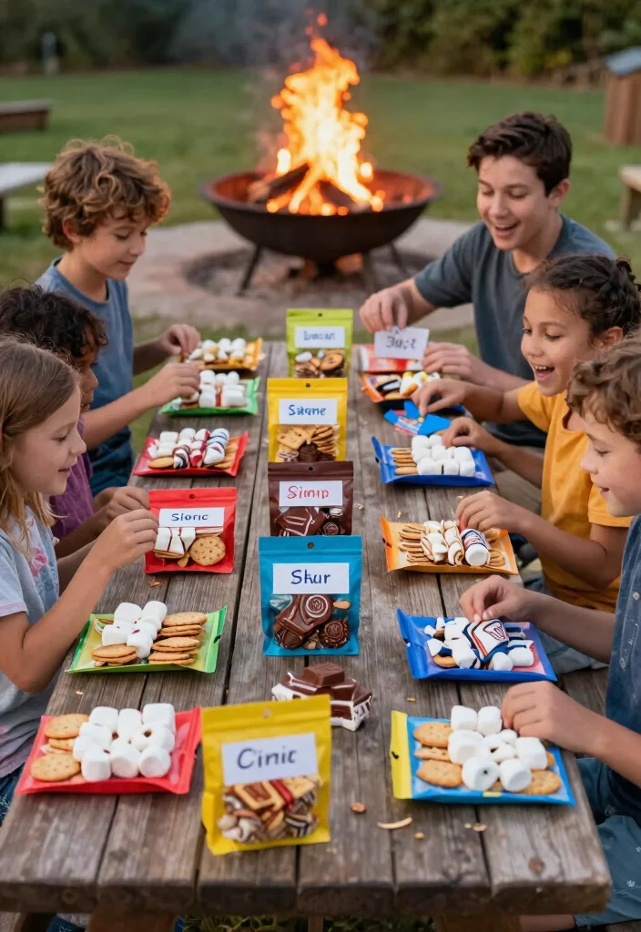 17 Fun Smores Fire Pit Inspirations for Family Backyard Nights 4. DIY Smores Kits 0