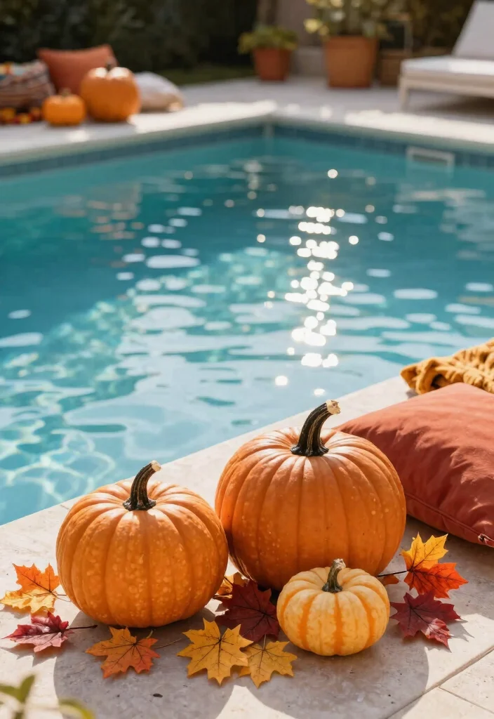 17 Genius Cheap Ways to Decorate Above Ground Pool 15. Seasonal Decor Changes 0