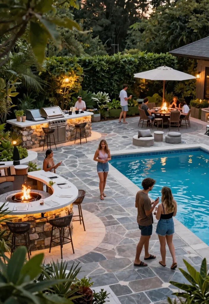 17 Stunning Rock Around Above Ground Pool Landscaping Ideas 15 17 Stunning Rock Around Above Ground Pool Landscaping Ideas 15. Engaging Activity Zones 0