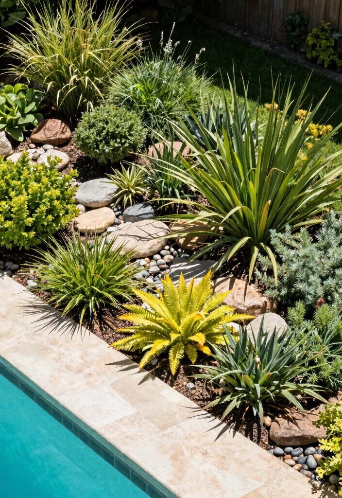 17 Stunning Rock Around Above Ground Pool Landscaping Ideas 16 17 Stunning Rock Around Above Ground Pool Landscaping Ideas 16. Sustainable Practices with Native Plants 0