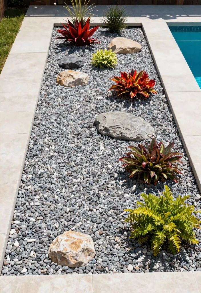 17 Stunning Rock Around Above Ground Pool Landscaping Ideas 7 17 Stunning Rock Around Above Ground Pool Landscaping Ideas 7. Decorative Gravel Beds 0