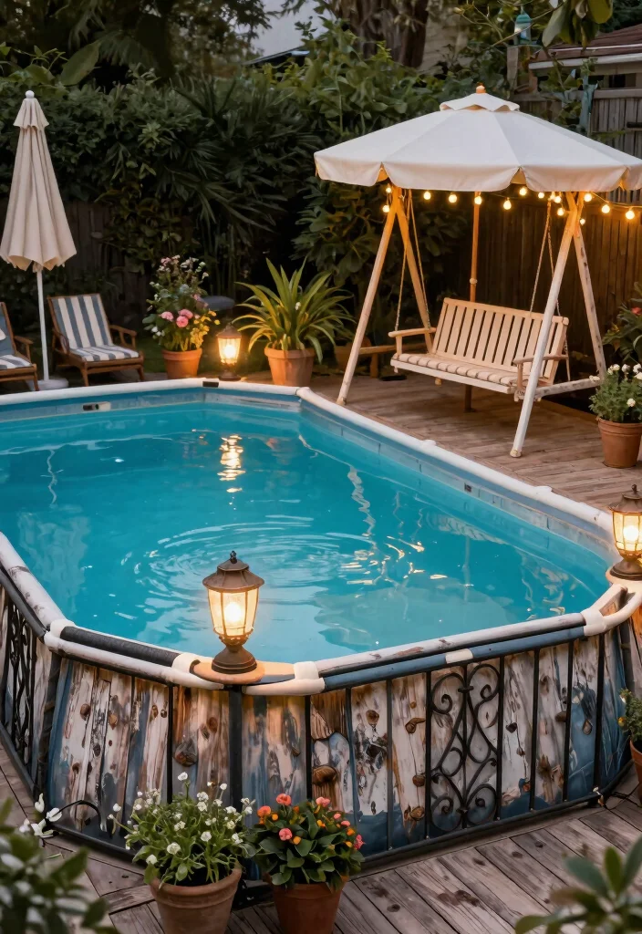 20 Best Above Ground Pool Decks: Ultimate Guide 11 20 Best Above Ground Pool Decks Ultimate Guide 11. Vintage Charm Deck Nostalgic Vibes 0