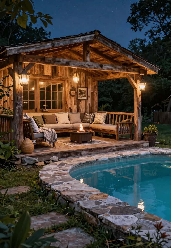 20 Best Above Ground Pool Decks: Ultimate Guide 5 20 Best Above Ground Pool Decks Ultimate Guide 5. Rustic Deck Charming and Cozy 0