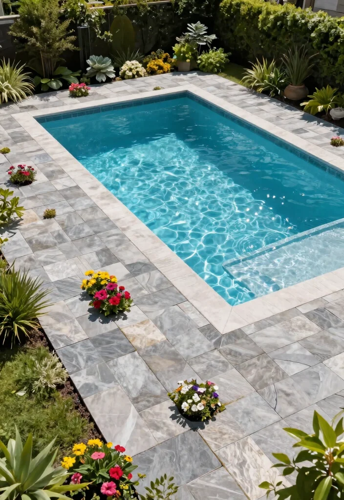 20 Best Above Ground Pool Decks: Ultimate Guide 6 20 Best Above Ground Pool Decks Ultimate Guide 6. Contemporary Paver Deck Stylish and Functional 0