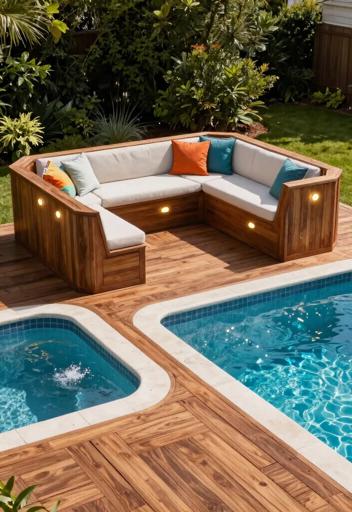 20 Best Above Ground Pool Decks: Ultimate Guide 7 20 Best Above Ground Pool Decks Ultimate Guide 7. Elegant Composite Deck Durable and Beautiful 0
