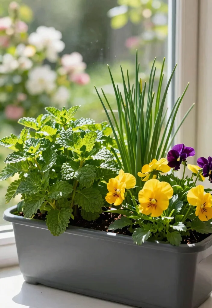 21 Bright Spring Window Box Inspiration Photos for Herb Gardeners 13. Seasonal Plant Pairings 0