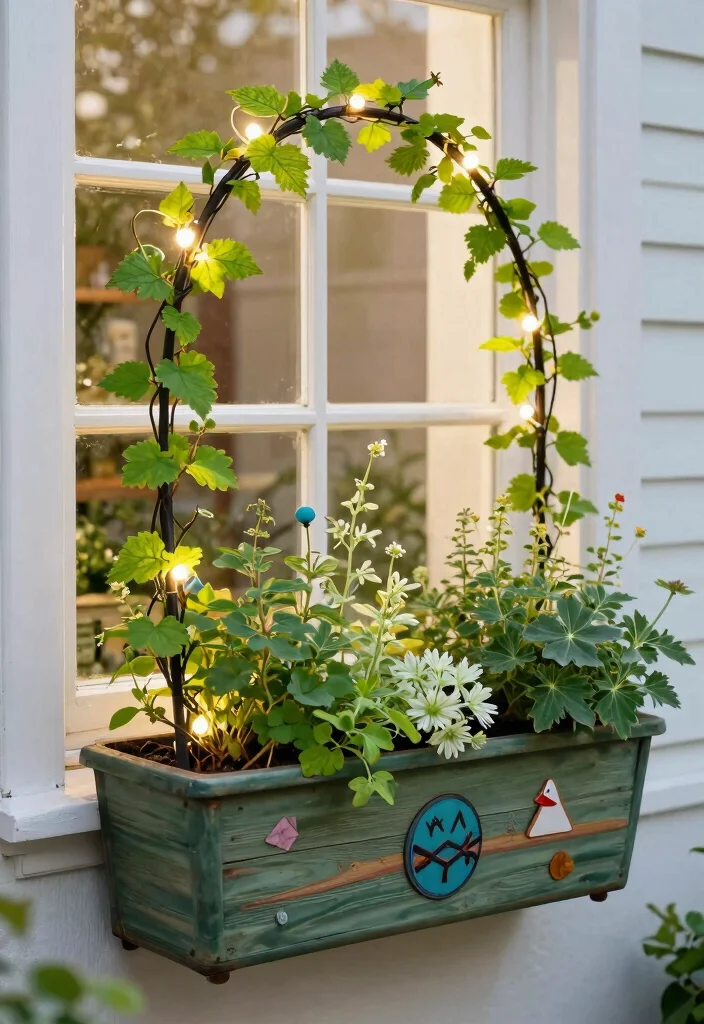 21 Bright Spring Window Box Inspiration Photos for Herb Gardeners 21. Inspirational Herb Wall Art 0
