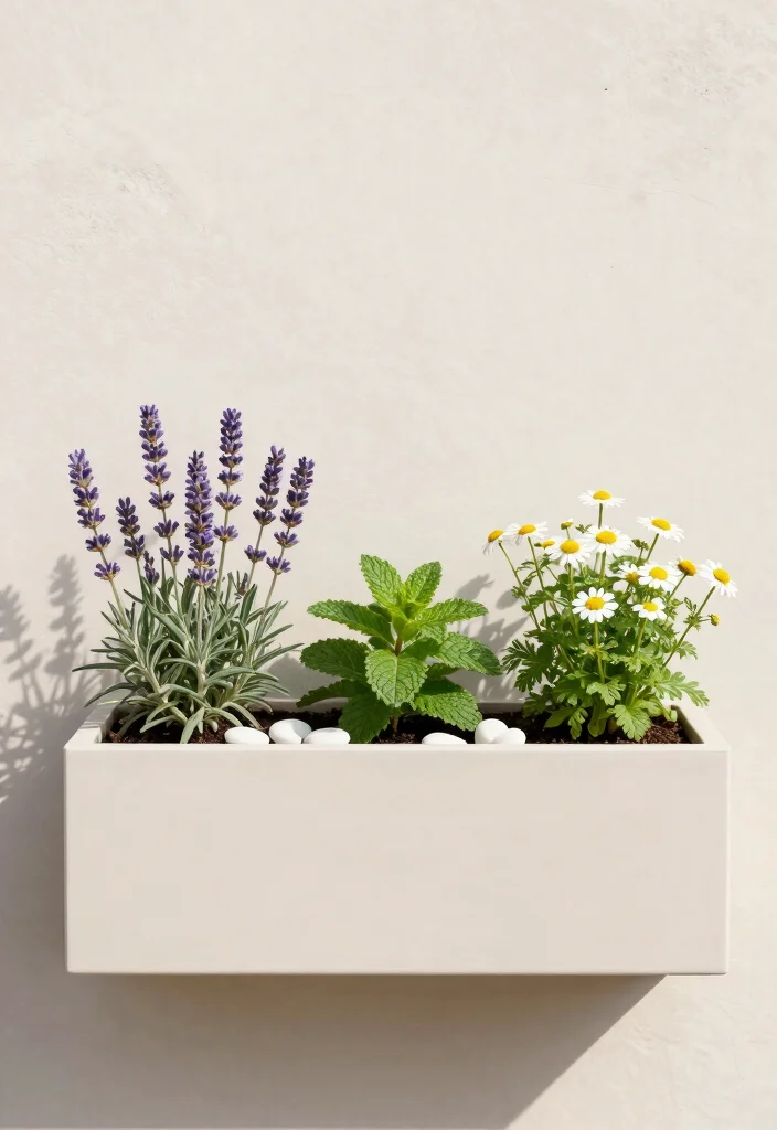 21 Bright Spring Window Box Inspiration Photos for Herb Gardeners 5. Minimalistic Zen Garden 0