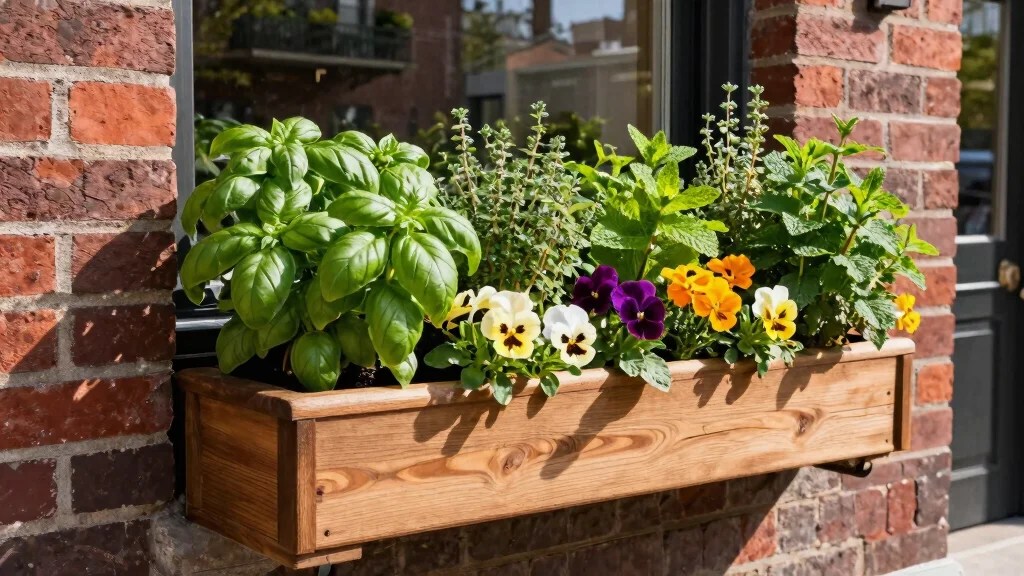 21 Bright Spring Window Box Inspiration Photos for Herb Gardeners
