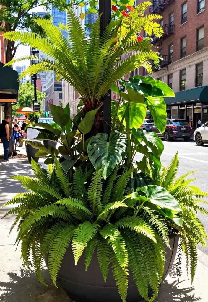 21 Colorful Inspiration for Window Box Plants Floral Mix 16. Urban Jungle 0